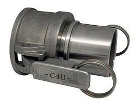 Hebelarmk.Safe-Lock Kamlok Typ C VA (1.4408) 59,61mm 2 Zoll Schl.-Gr.50mm TEGUMA