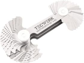 Gewindeschablone M/G 60Grad/BSW 55Grad Bl.52 St.TECWERK