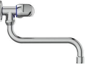 IDS Wandventil ALPHA mit schwenkbarem S-Rohrauslauf chrom IDEAL STANDARD