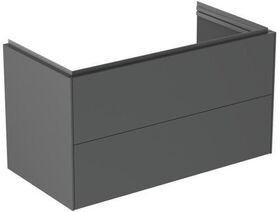IDS Waschtischunterschrank CONCA 2 Auszüge 1000mm anthrazit matt IDEAL STANDARD