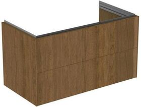 IDS Waschtischunterschrank CONCA 2 Auszüge 1000mm Walnuss dunkel IDEAL STANDARD