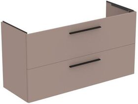 IDS Waschtisch/Möbel-Paket i.life A 120cm, Griff Chrom Greige matt IDEAL STANDARD