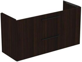 IDS Waschtisch/Möbel-Paket i.life A 120cm, Griff Chrom Coffee Oak IDEAL STANDARD
