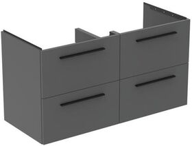 IDS Waschtischunterschrank i.life B 1200x505x630mm, 4 Auszüge Quarzgrau matt IDEAL STANDARD