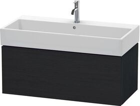 Duravit Waschtischunterbau L-CUBE 394x984x459mm eiche schwarz