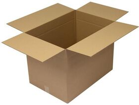 Faltkarton 1-wellig Maße 650x450x500mm Qualität 1.30 C braun TRANSPAK - VPE: 25