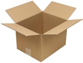 Faltkarton 1-wellig Höhenrillung Maße280x230x200mm Qualität1.20 B braun TRANSPAK - VPE: 25