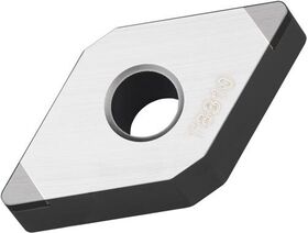 Drehwendeschneidplatte ISO DNGA 150608S01020B:TB310 D.5,16mm Silber-Schwarz - VPE: 2