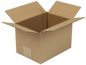 Faltkarton 1-wellig Höhenrillung Maße 220x160x150mm A5 Qualität 1.20 B braun - VPE: 50