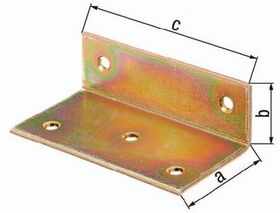 Breitwinkel Maß a 60mm galv.gelb verz.gleichschenklig GAH - VPE: 25