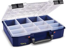 Sortimentskasten CarryLite 80 4x8-12 B337xT278xH80mm 12 Fächer blau RAACO