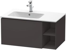 Duravit Waschtischunterbau L-CUBE 400x820x481mm Be links graphit supermatt