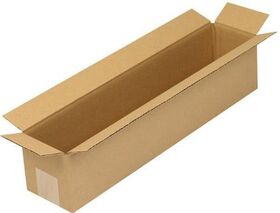 Faltkarton 1-wellig Maße 500x100x100mm Qualität 1.20 B braun TRANSPAK - VPE: 25