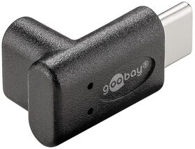 Adapter USB-C™ auf USB-C™ 90°, schwarz- VPE: 1