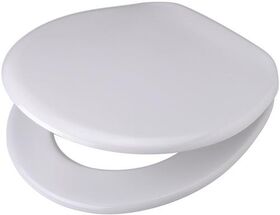 pagette WC-Sitz V.I.P. m De m durchg SchW und Sitzpuffer weiß