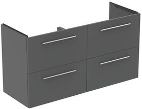 IDS Waschtischunterschrank i.life A 4 Auszüge, 1200x440x630mm Quarzgrau matt IDEAL STANDARD