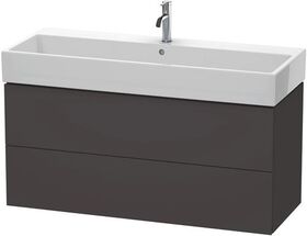 Duravit Waschtischunterbau L-CUBE 544x1184x459mm graphit supermatt
