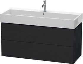 Duravit Waschtischunterbau L-CUBE 544x1184x459mm eiche schwarz