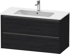 Duravit Waschtischunterbau Ketho.2 1010x550x480mm eiche schwarz
