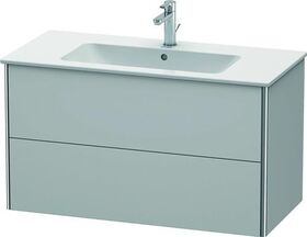 Duravit Waschtischunterbau XSQUARE 560x1010x478mm nordic weiß seidenmatt