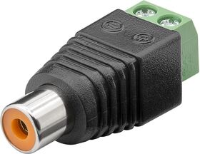 Terminal Block 2-pin > Cinch-Buchse- VPE: 10