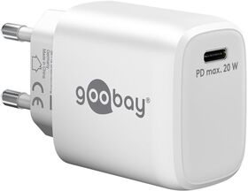 USB-C™ PD GaN Schnellladegerät (20 W) weiß, Weiß- VPE: 1