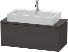 Duravit Konsolenunterschrank L-CUBE 400x1020x477mm graphit supermatt