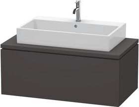 Duravit Konsolenunterschrank L-CUBE 400x1020x547mm graphit supermatt