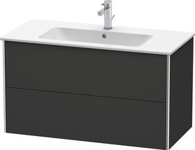Duravit Waschtischunterbau XSQUARE 560x1010x478mm graphit supermatt