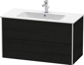 Duravit Waschtischunterbau XSQUARE 560x1010x478mm eiche schwarz