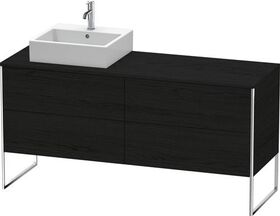 Duravit Waschtischunterbau XSQUARE 778x1600x548mm Be links eiche schwarz