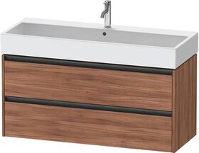 Duravit Waschtischunterbau Ketho.2 1184x549x460mm nussbaum natur