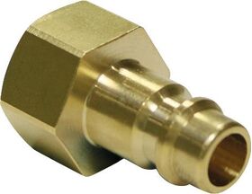 Schnellver.Kup m.IG MS Gew.1/4 Zoll Durchfluss(Luft) 1000