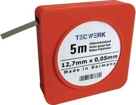 Fühlerlehrenband S.0,50mm L.5m B.12,7mm TECWERK