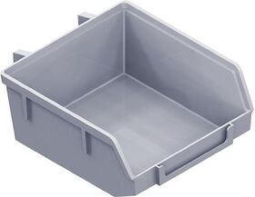 Kunststoff-Minibox Material Ku. weiß B.90mm T.90mm H.40mm Element-System - VPE: 10