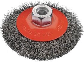 Kegelbürste D.100mm Drahtstärke 0,3mm STA 16mm 12500min-¹ OSBORN