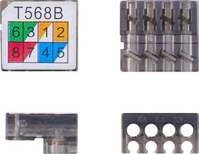 Werkzeugloser Kabelverbinder Slim CAT 6, STP geschirmt- VPE: 1