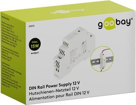 Hutschienen-Netzteil (DIN-Rail) 12 V (DC), 1,25 A, 15 W- VPE: 1