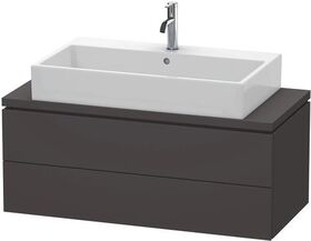 Duravit Konsolenunterschrank L-CUBE 400x1020x477mm graphit supermatt