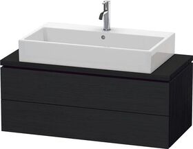 Duravit Konsolenunterschrank L-CUBE 400x1020x477mm eiche schwarz