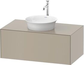 Duravit Waschtischunterbau WHITE TULIP 408x1000x550mm taupe seidenmatt