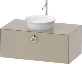 Duravit Waschtischunterbau WHITE TULIP 408x1000x550mm taupe seidenmatt
