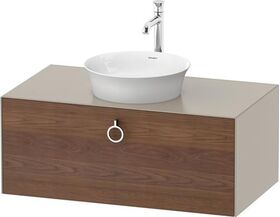 Duravit Waschtischunterbau WHITE TULIP 408x1000x550mm amerik NB / ta seidenmatt