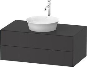 Duravit Waschtischunterbau WHITE TULIP 408x1000x550mm graphit seidenmatt