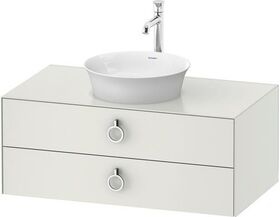 Duravit Waschtischunterbau WHITE TULIP 408x1000x550mm weiß seidenmatt