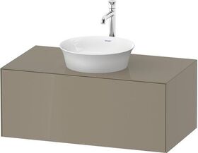 Duravit Waschtischunterbau WHITE TULIP 1000x408mm 1 Ausz. Steingr hgl o ES