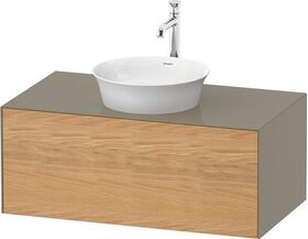 Duravit Waschtischunterbau WHITE TULIP 1000x408mm 1 Az Ei na mass /steingrau hg