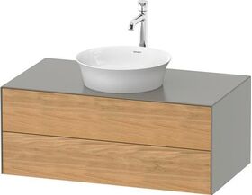 Duravit Waschtischunterbau WHITE TULIP 1000x550mm 2 Sk Ei na mass / Steing sdm