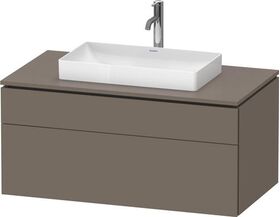Duravit Waschtischunterbau L-CUBE 1020x482x550mm fla gr sdm o ES