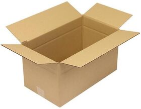 Faltkarton 1-wellig Maße 415x235x230mm Qualität 1.30 C braun TRANSPAK - VPE: 25